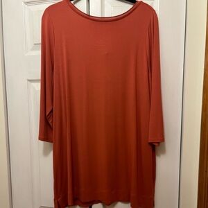 J. Jill Terracotta Tunic Top